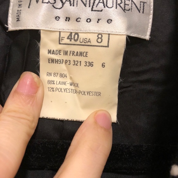 Vintage Yves Saint Laurent Boucle Blazer - Picture 2 of 3